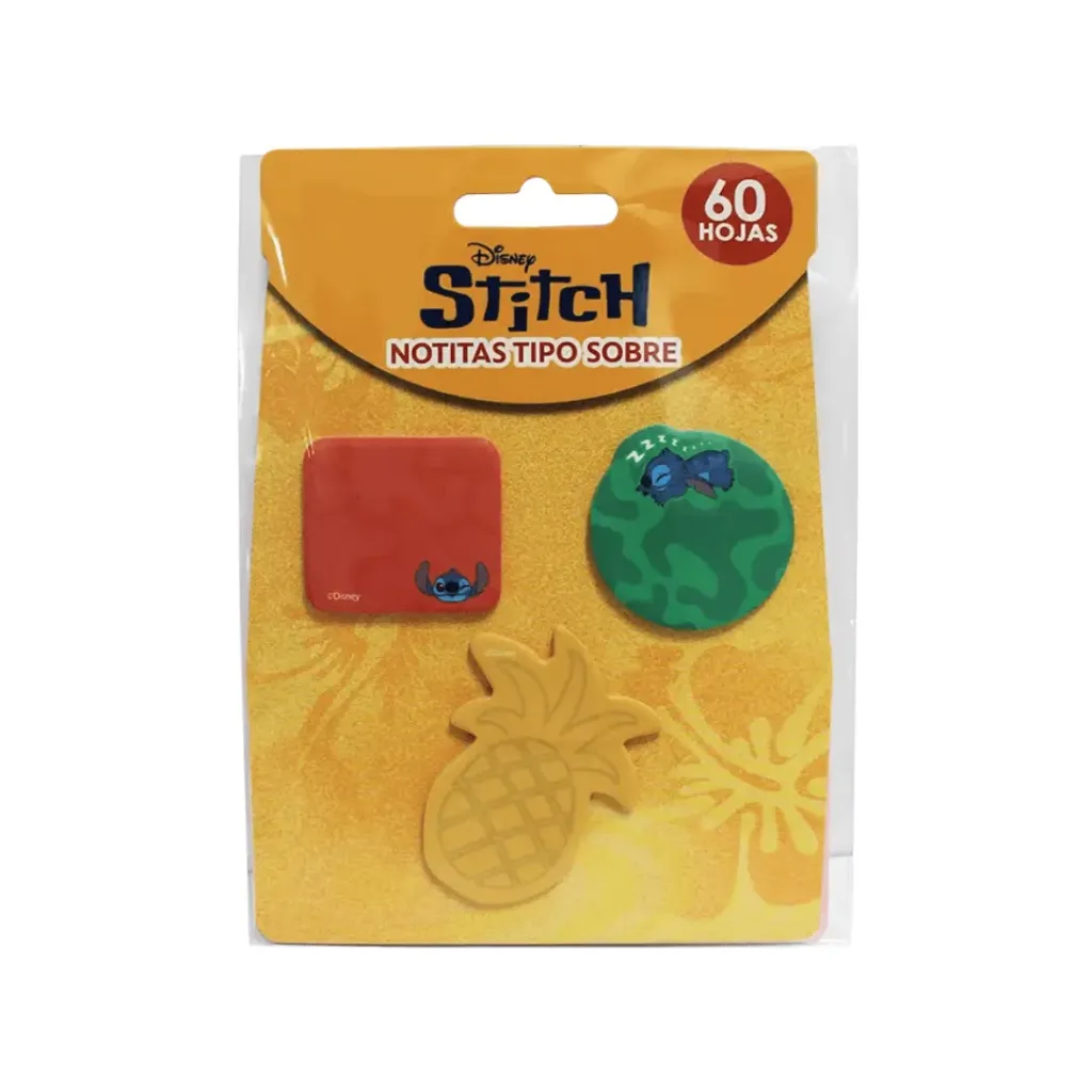 NOTITAS ADHESIVAS STITCH-60 HOJAS 1X70X70MM / 2X40X40MM