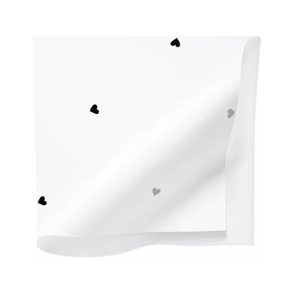 PAPEL COREANO BLANCO DE CORAZONES 65MIC - 58X58CM