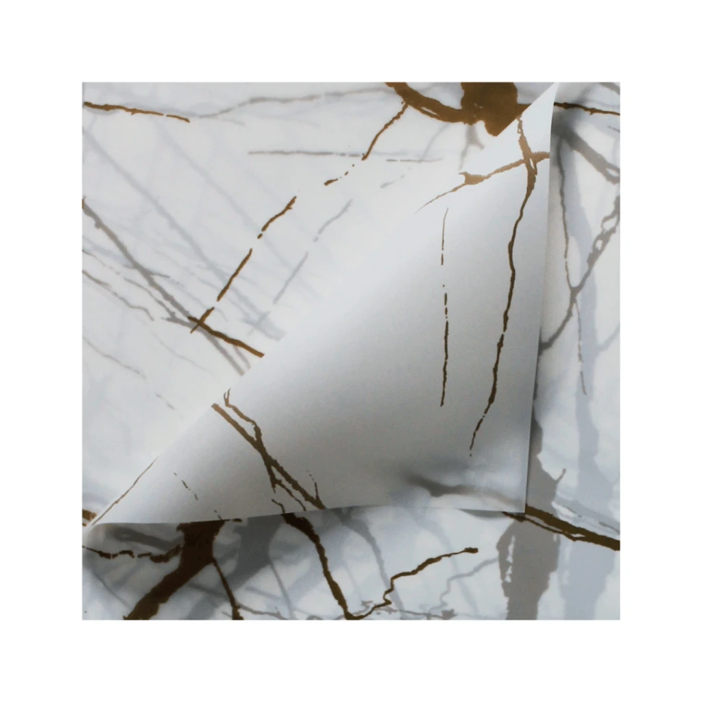 PAPEL COREANO BLANCO DE MARMOLEADO 50MIC - 58X58CM