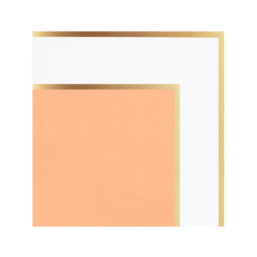 PAPEL COREANO MELÓN CON DOBLE FILO DORADO TRANSPARENTE 50MIC-58X58CM