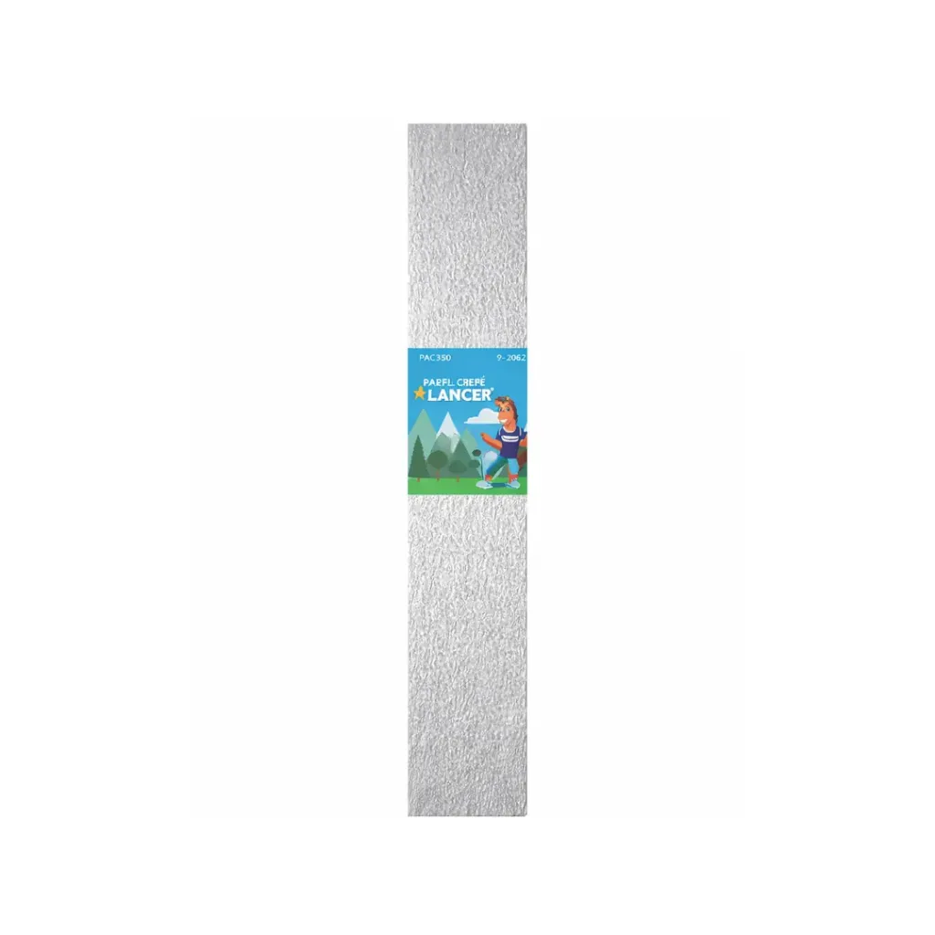 PAPEL CREPÉ 50X200CM PLATA