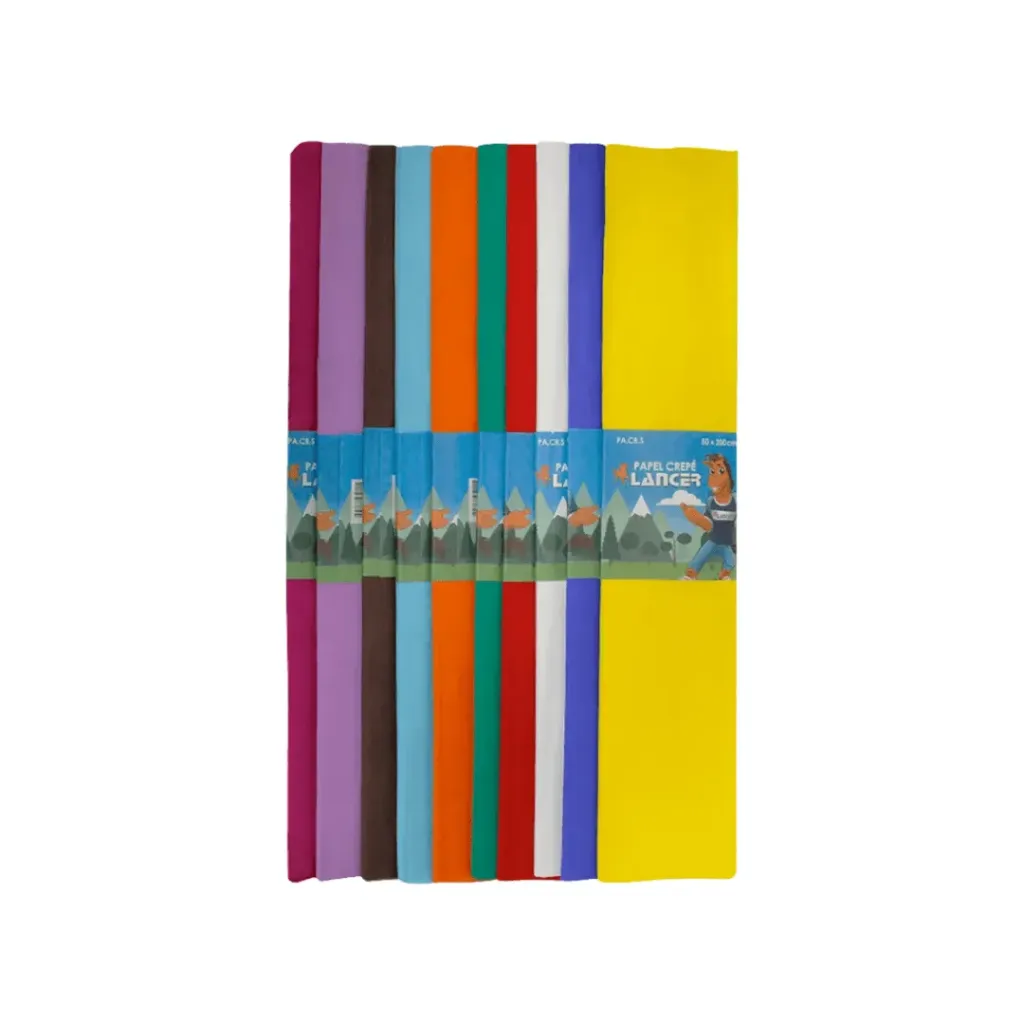 PAPEL CREPÉ LANCER 50X200CM SURTIDO