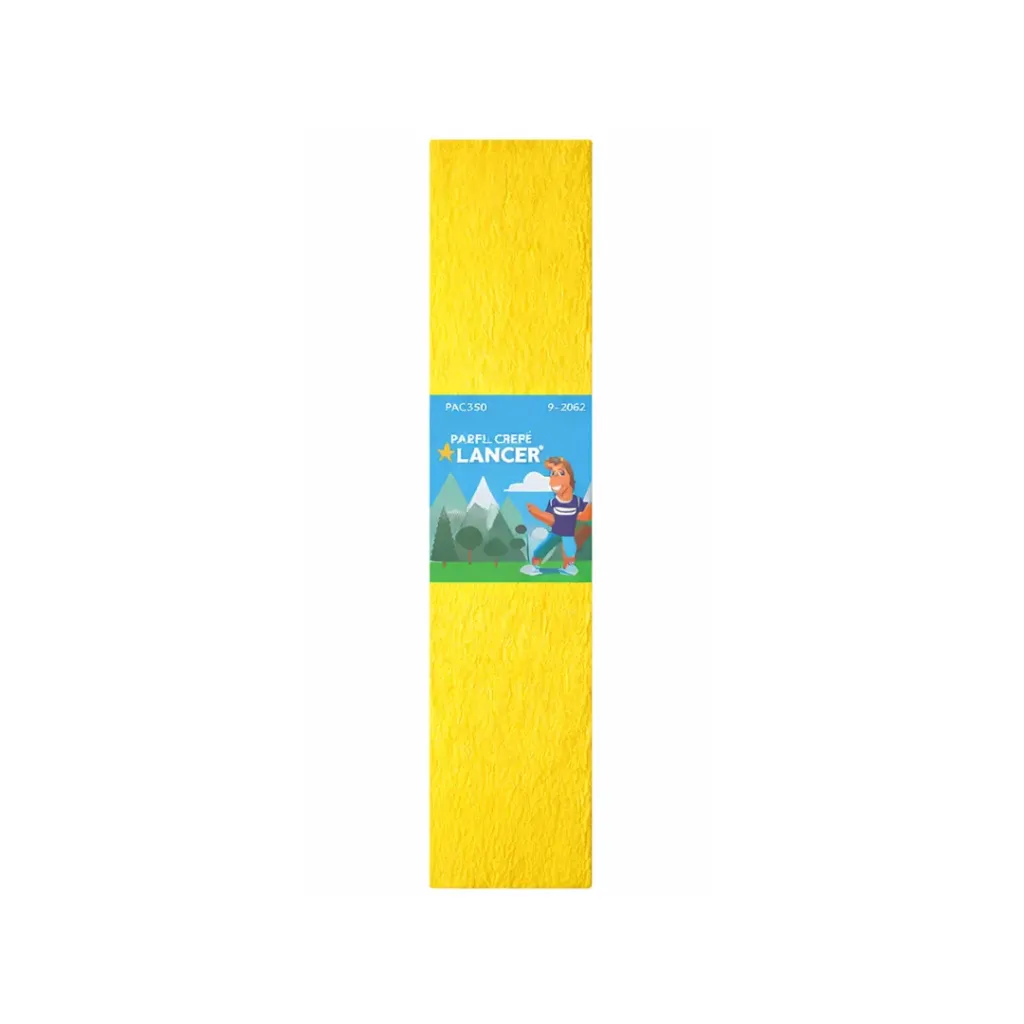 PAPEL CREPÉ LANCER AMARILLO 80-14