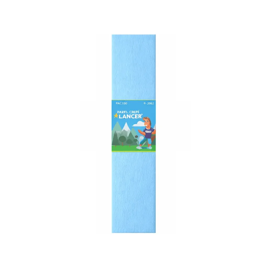 PAPEL CREPÉ LANCER 50X200CM CELESTE 80-Y