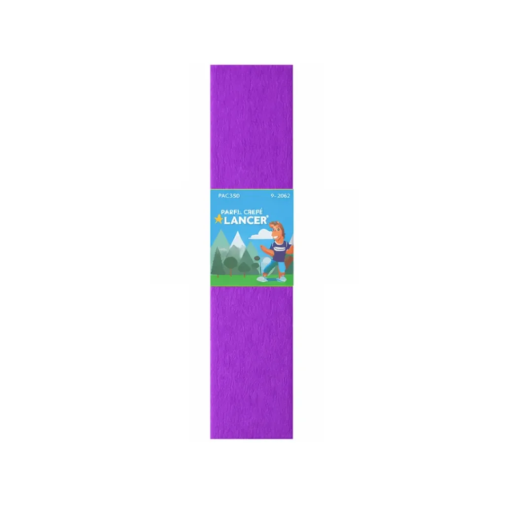 PAPEL CREPÉ LANCER 50X200CM MORADO 80-25
