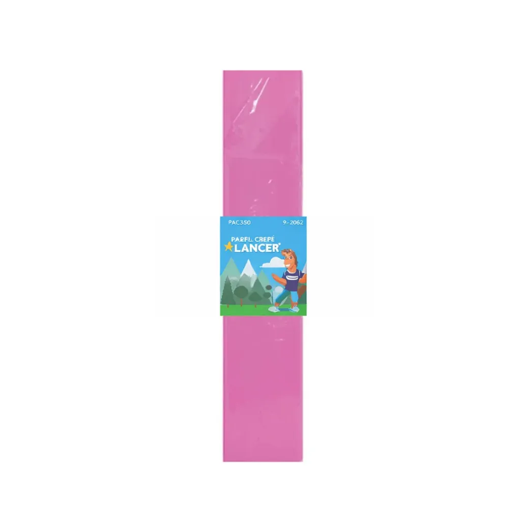 PAPEL CREPÉ LANCER 50X200CM ROSADO 80-17