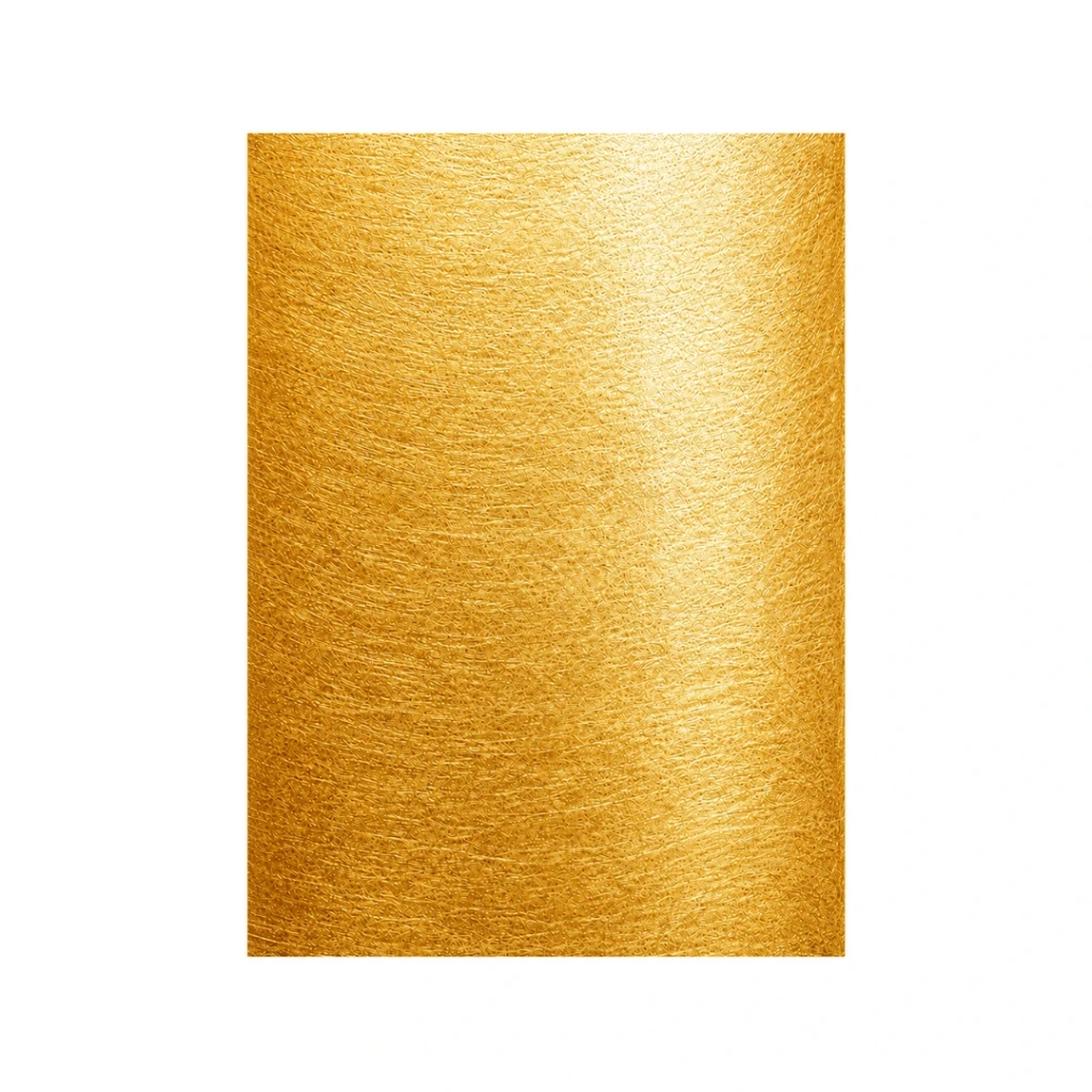 PAPEL FIBRA METAL DORADO 30GR 50X70CM