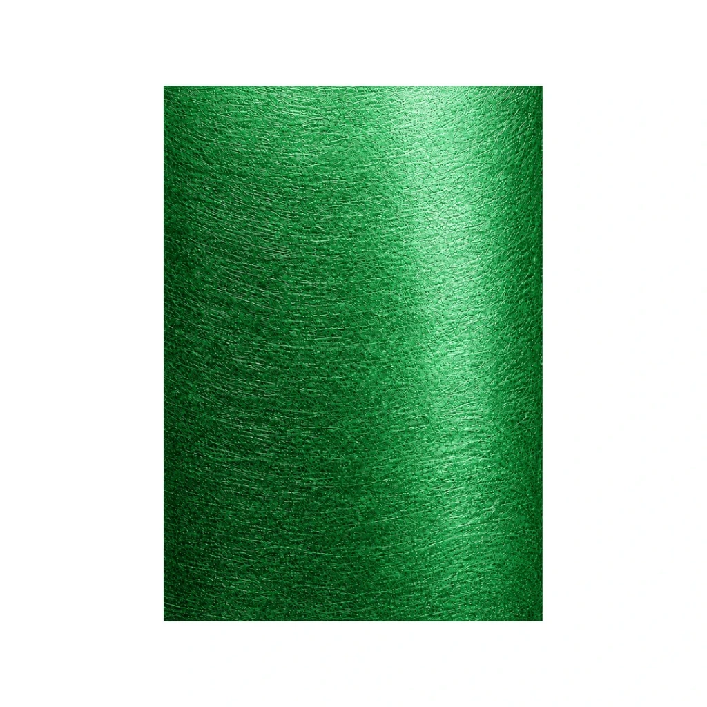 PAPEL FIBRA METAL VERDE 30GR 50X70CM
