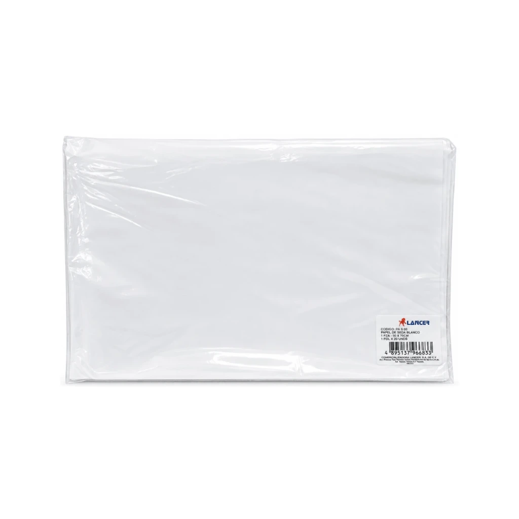 PAPEL SEDA BLANCO 50X70CM