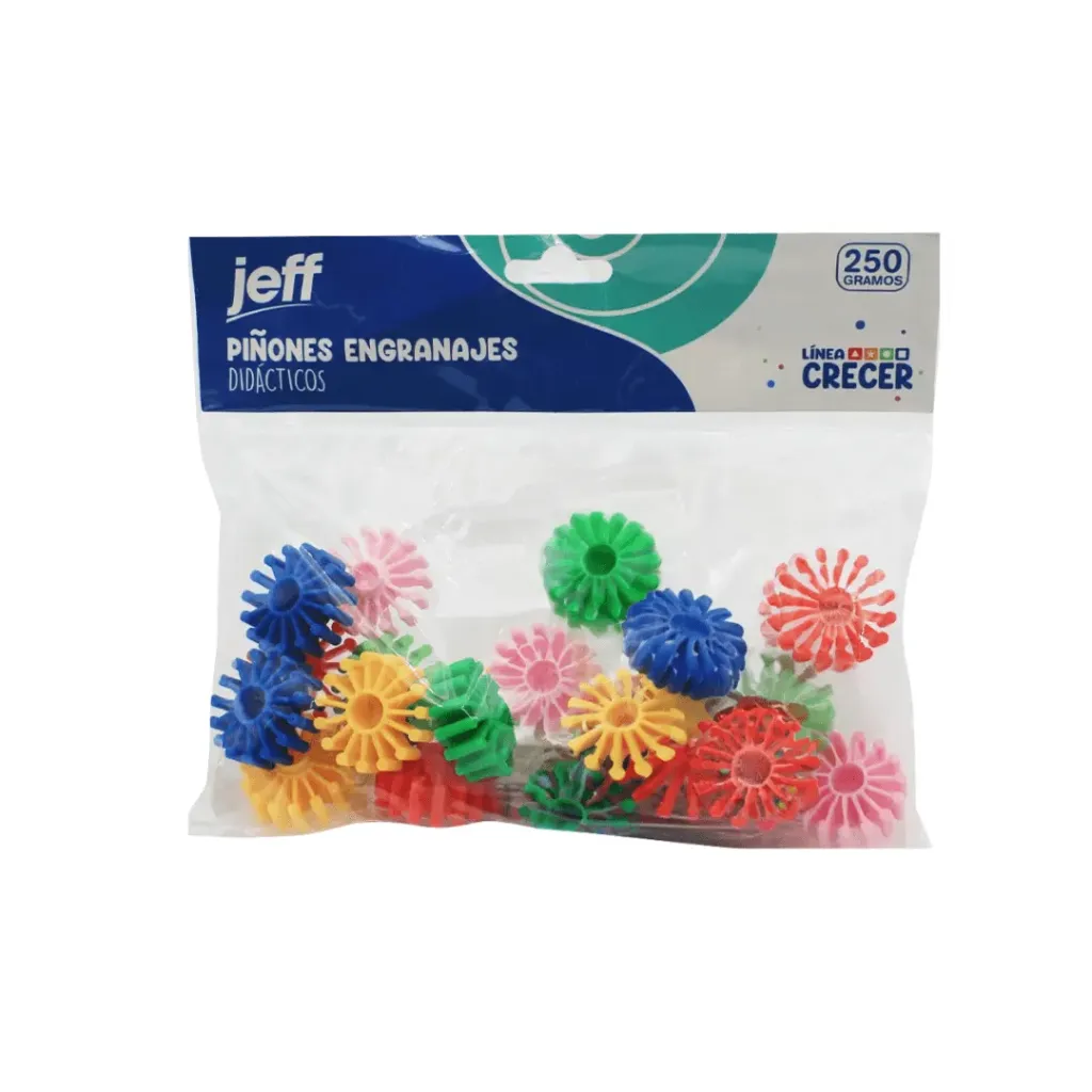 PIÑONES ENGRANAJES DIDÁCTICOS - 250GRS