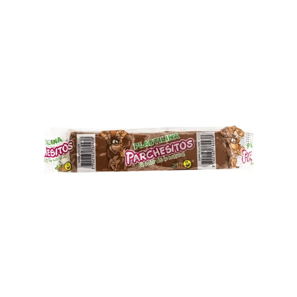 PLASTILINA PARCHESITO CAFÉ 32CC