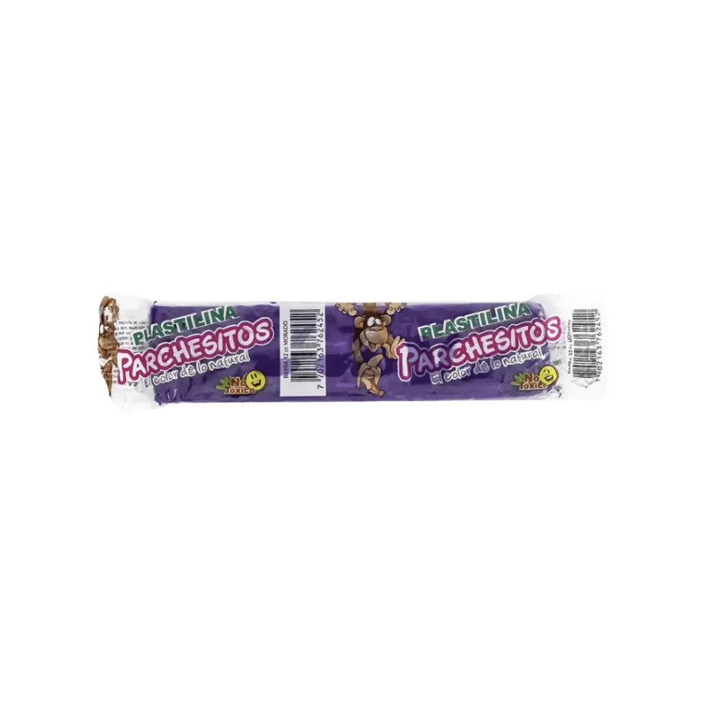 PLASTILINA PARCHESITO MORADA 32CC