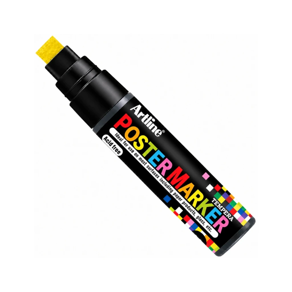 MARCADOR POSTER MARKER 12MM AMARILLO