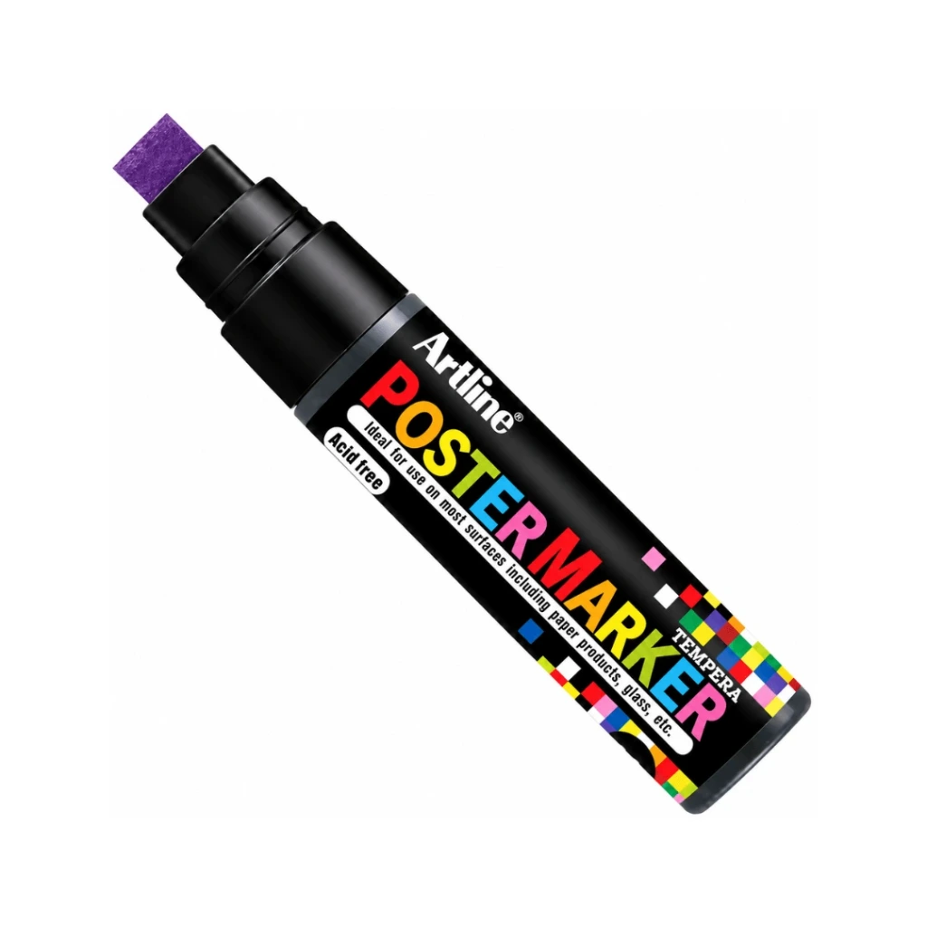 MARCADOR POSTER MARKER 12MM MORADO