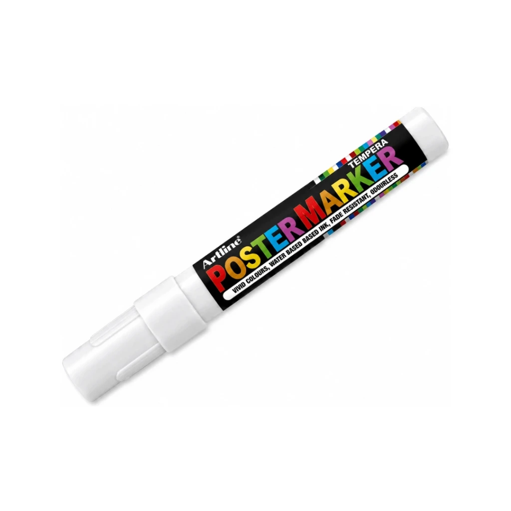 MARCADOR POSTER MARKER 4MM BLANCO