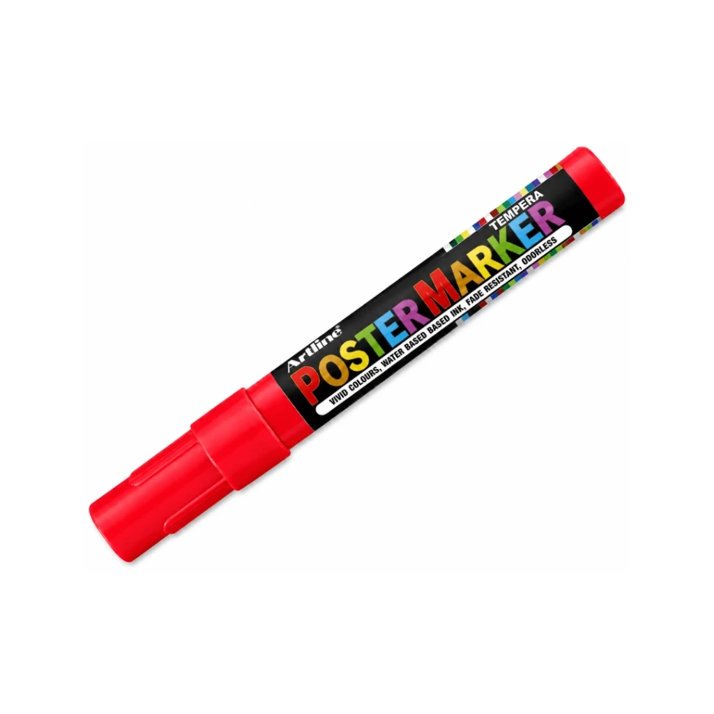 MARCADOR POSTER MARKER 4MM ROJO