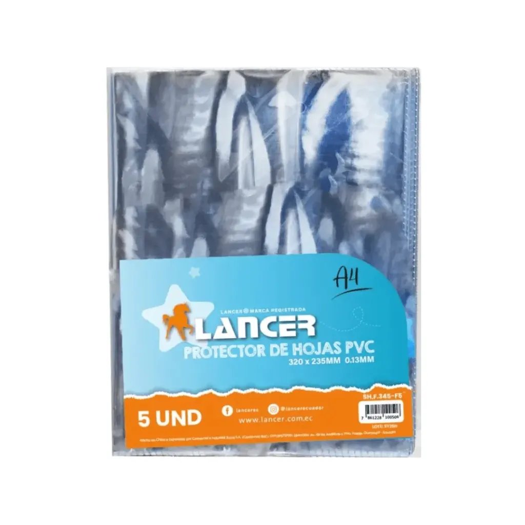 PROTECTORES DE HOJAS PVC A4 - 0.13MM 320X235MM GRUESO