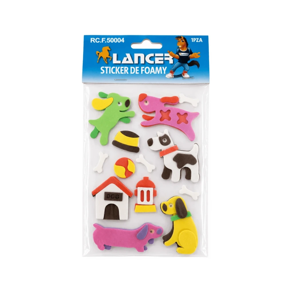 STICKER FOAMY - PERROS (FOMIX)