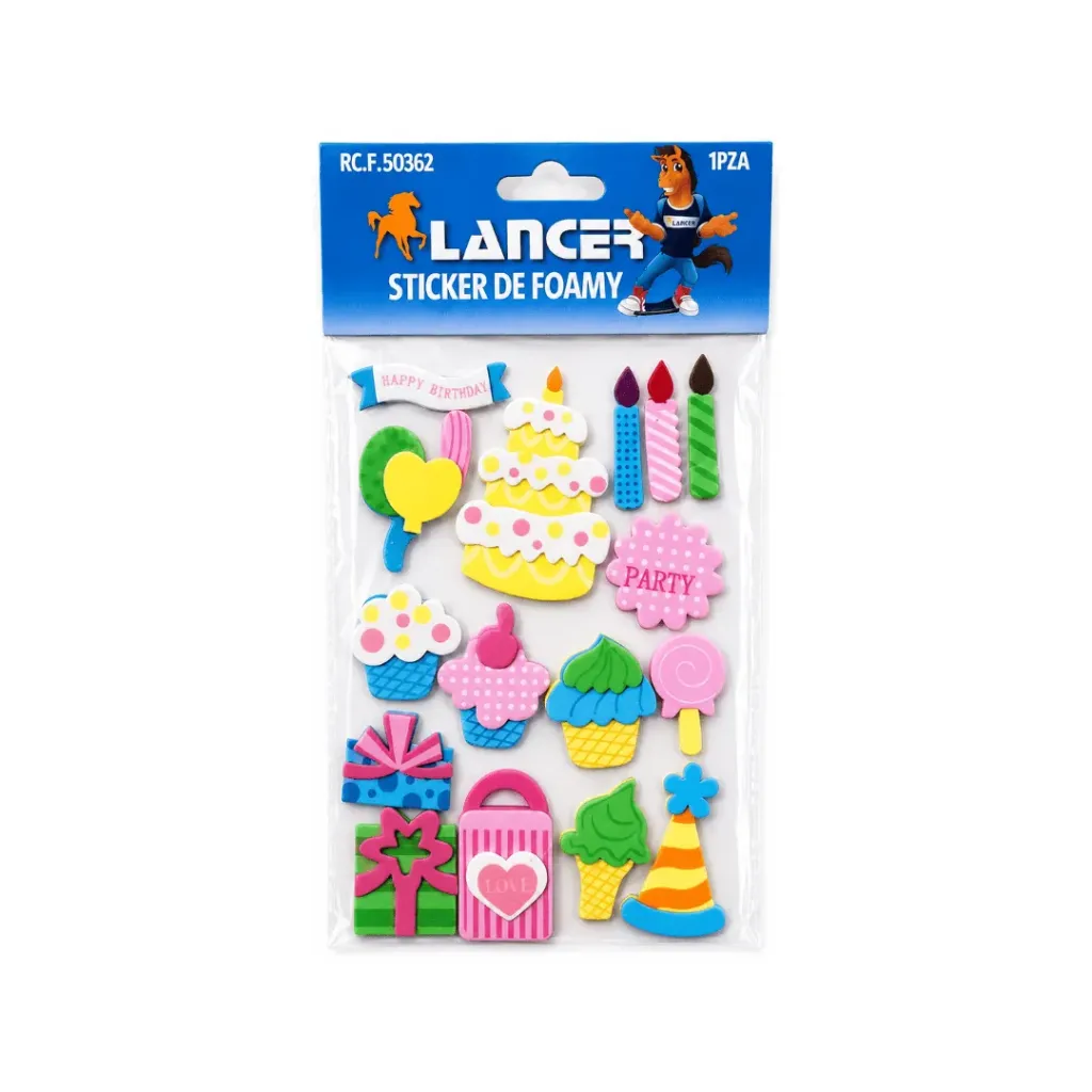 STICKER FOAMY FIESTA