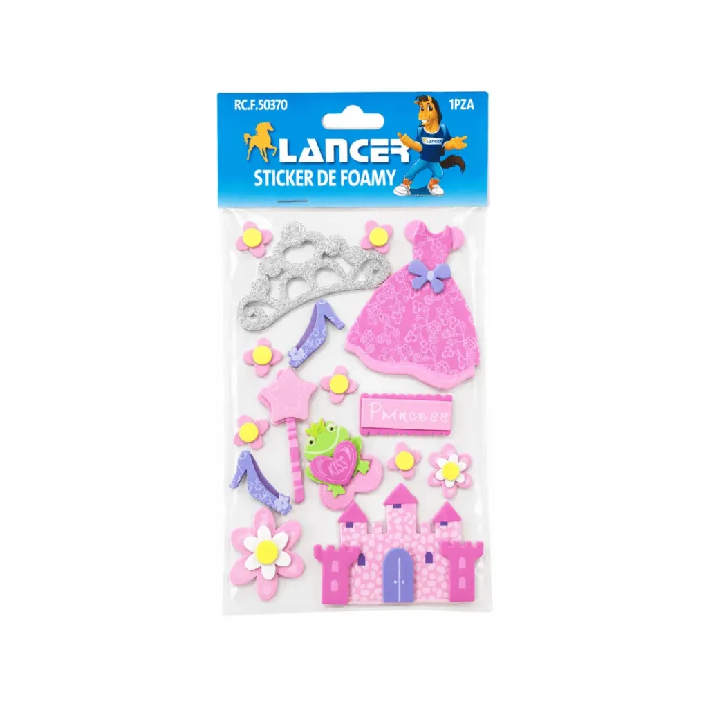 STICKER FOAMY PRINCESAS (FOMIX)