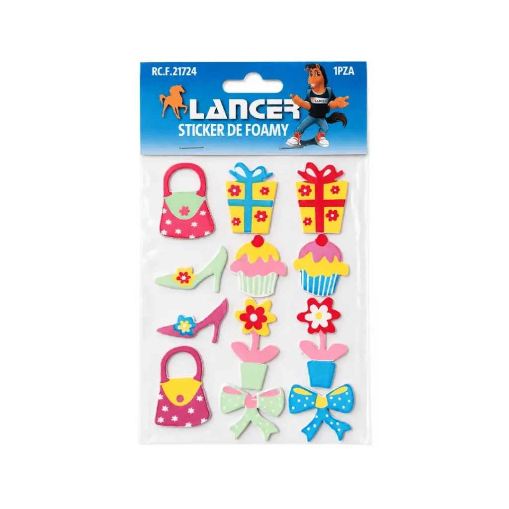 STICKER FOAMY REGALOS