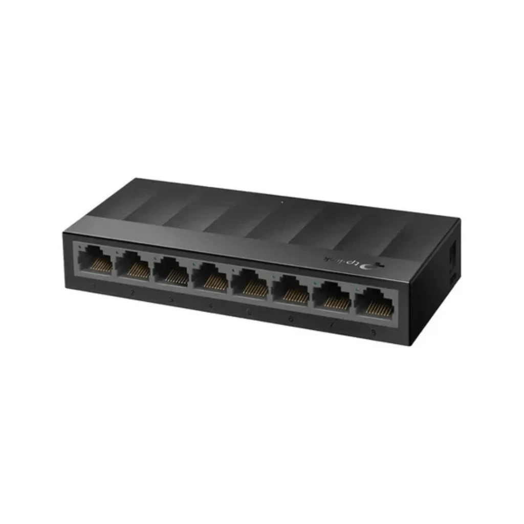 SWITCH TP-LINK LS1008G 8 PUERTOS GIGABIT ETHERNET, CUBIERTA PLASTICA, PLUG AND PLAY