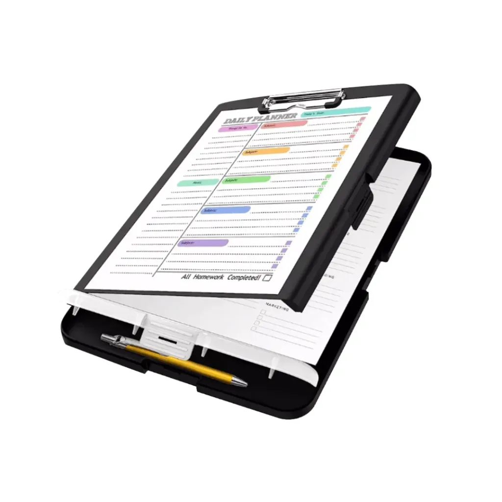 TABLERO DE ALMACENAMIENTO PLÁSTICO NEGRO