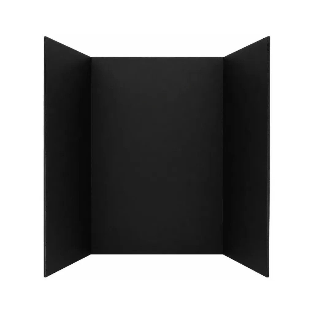 TABLERO DE FOAMY TRIPLE PLEGADO 5.0MM 70X100CM- NEGRO (CARTÓN PLUMA)