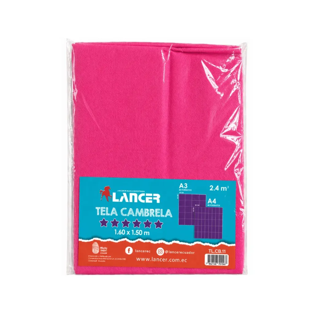 TELA CAMBRELA 160X150CM FUCSIA