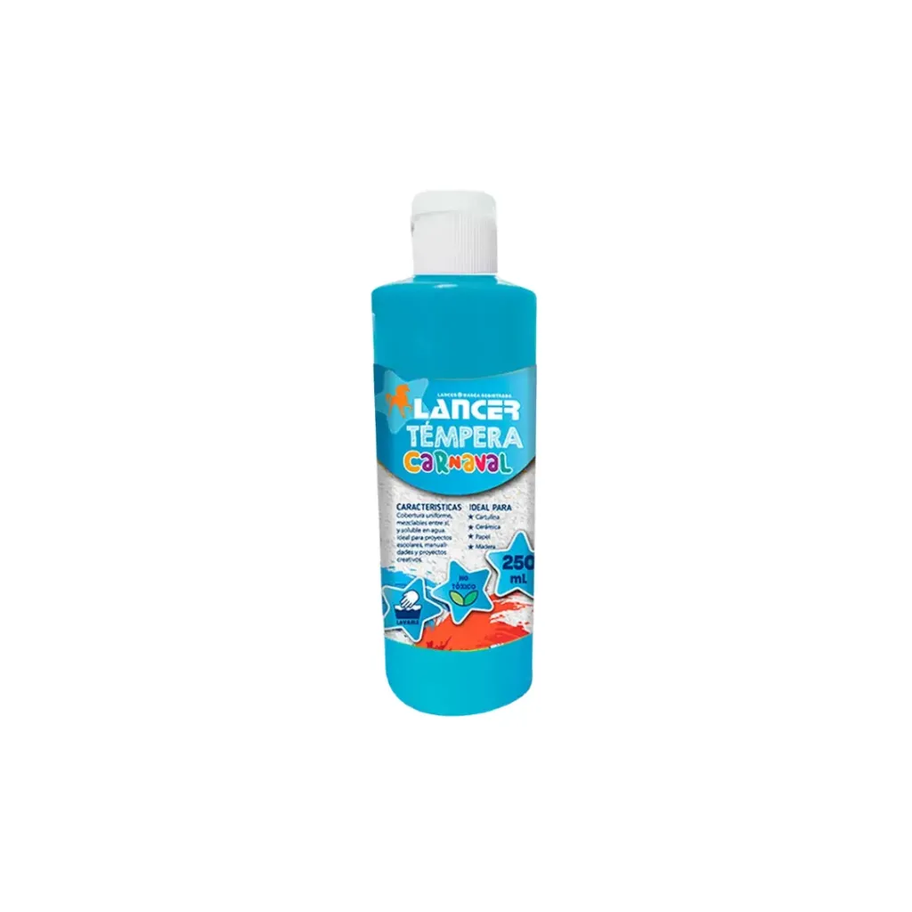 TEMPERA LANCER CELESTE 250ML