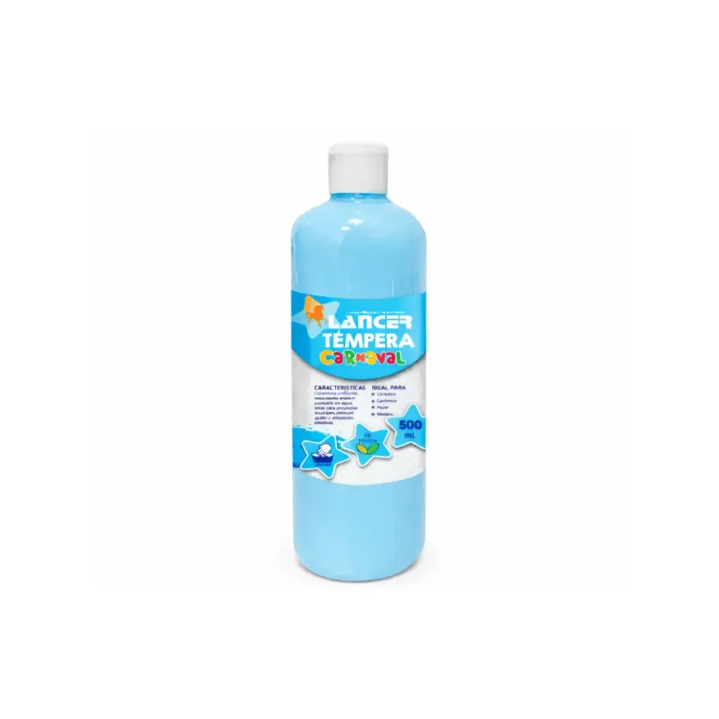 TEMPERA LANCER CELESTE 500ML