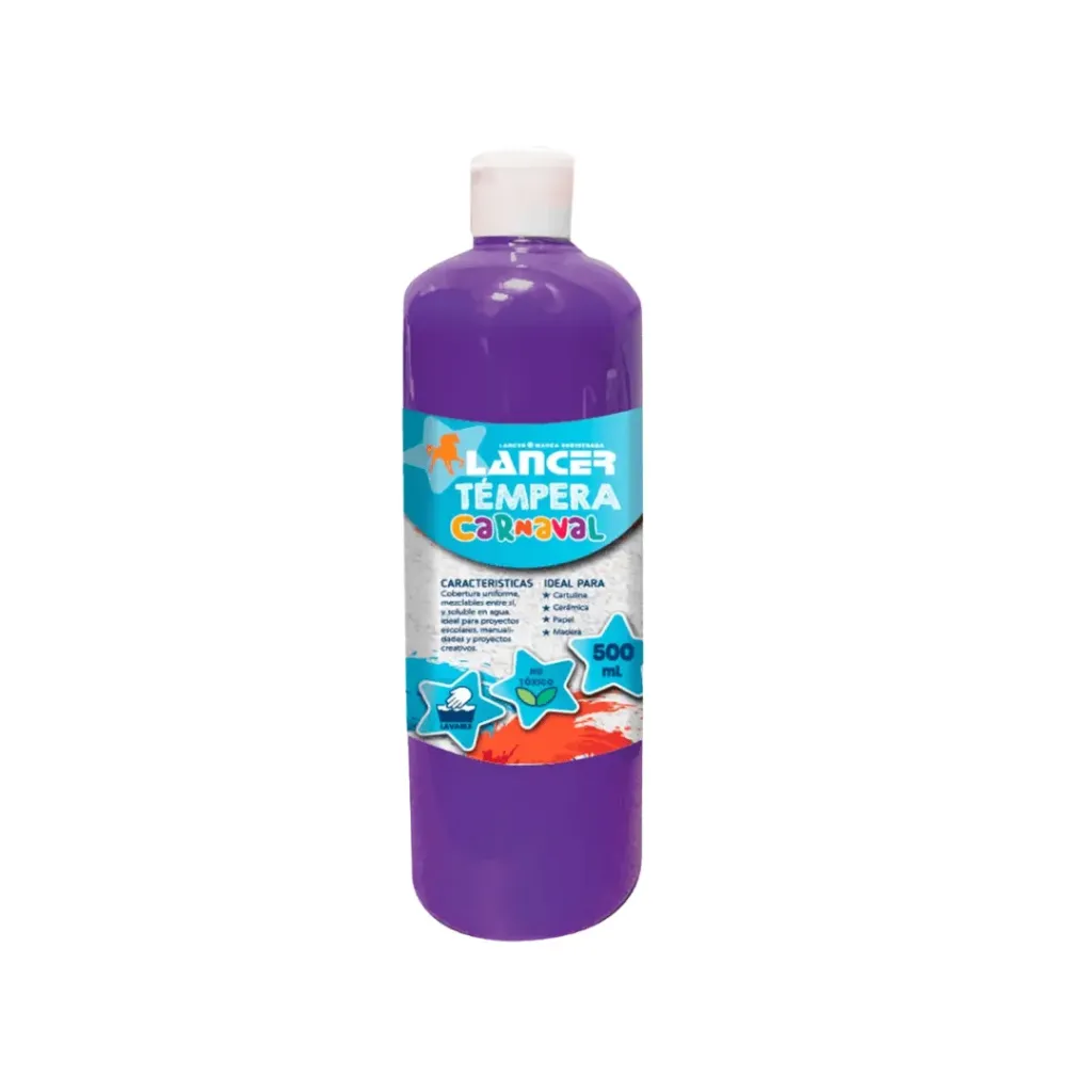 TEMPERA LANCER MORADO 500ML