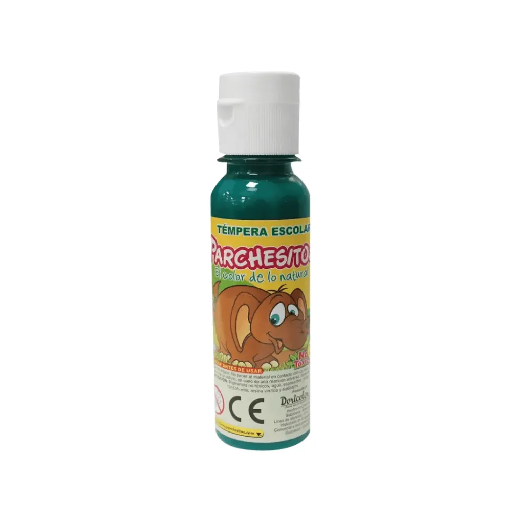 TEMPERA PARCHESITOS 120ML VERDE OSCURO