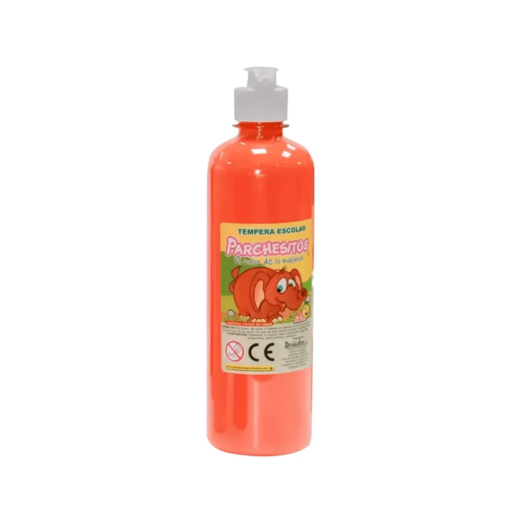 TEMPERA PARCHESITOS NARANJA 500ML