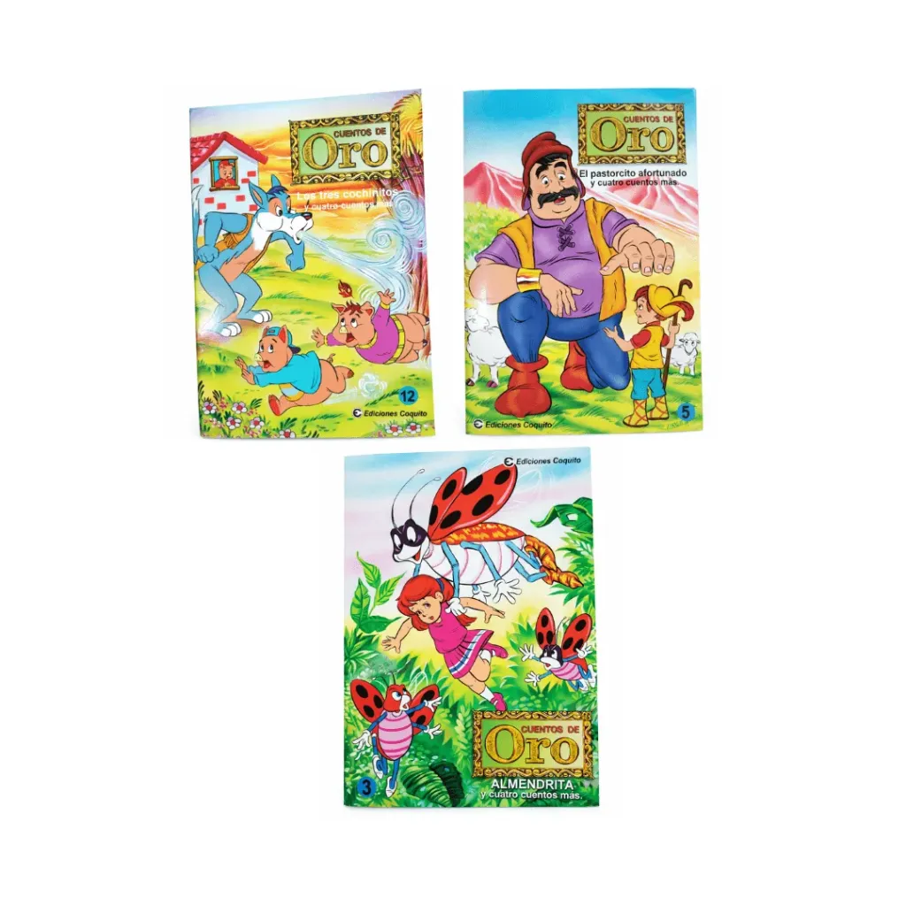 CUENTOS DE ORO X 12 TITULOS