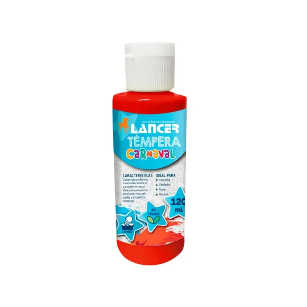 TEMPERA LANCER ROJA 120ML