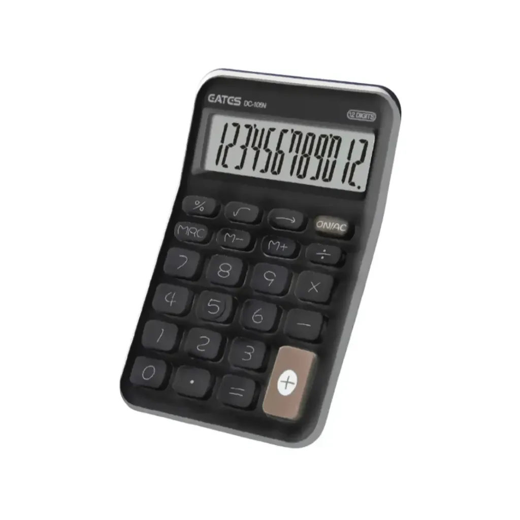 CALCULADORA EATES 8 DIGITOS DC-105N NEGRA 78MM X 120MM