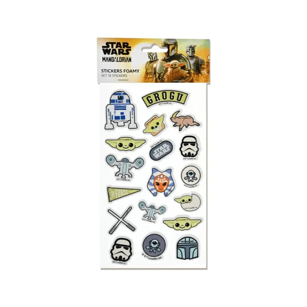STICKER FOAMY MANDALORIAN-18 STICKERS