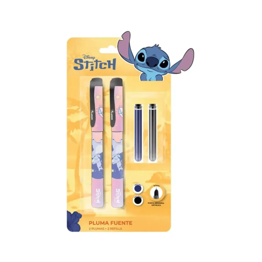 PLUMA FUENTE 0.7MM STITCH BLISTER 2 UNIDADES - T.AZ-NG