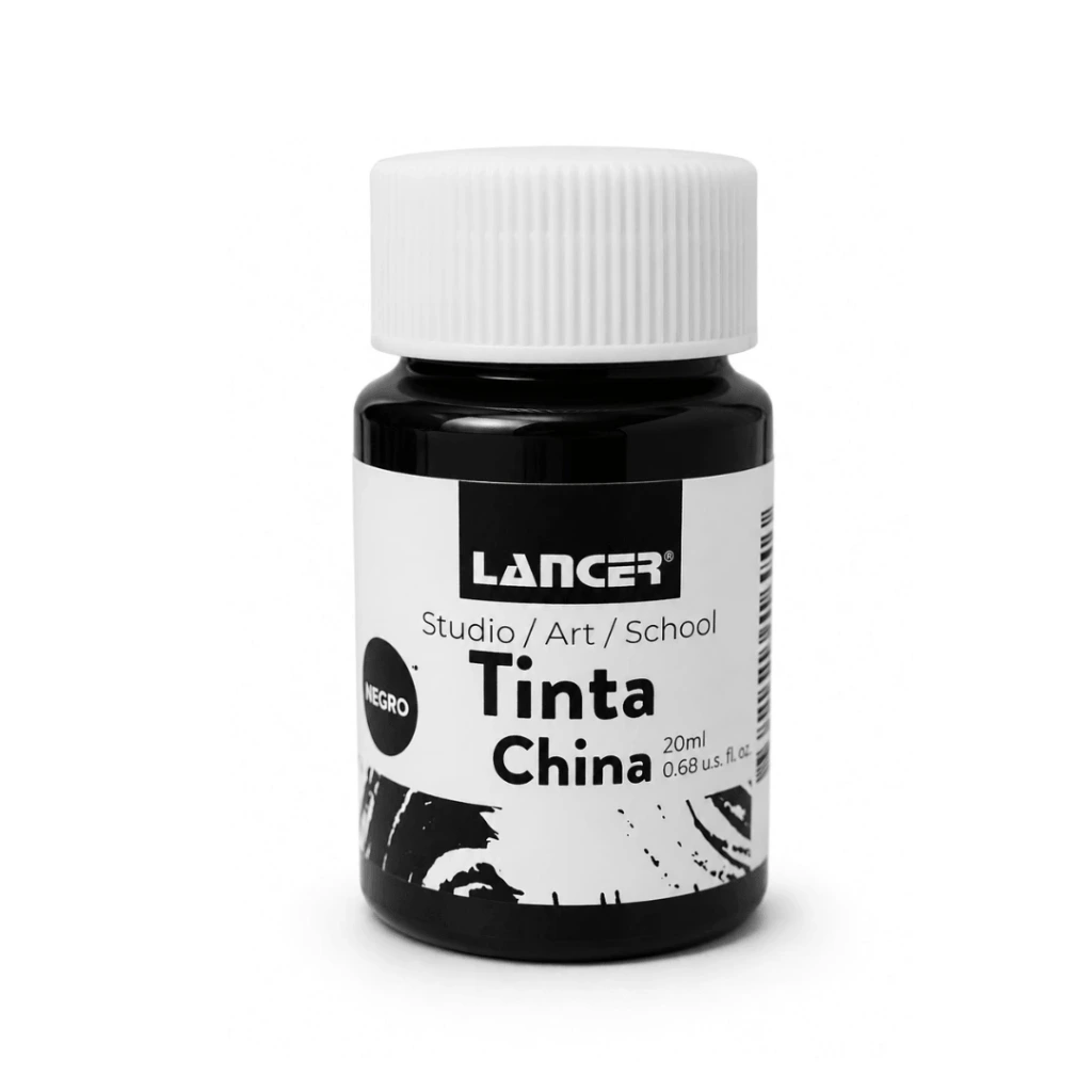 TINTA CHINA LANCER 20ML NEGRA