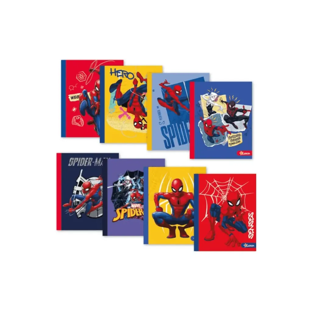 CUADERNO COSIDO-SPIDERMAN 100HJ - CUADRO