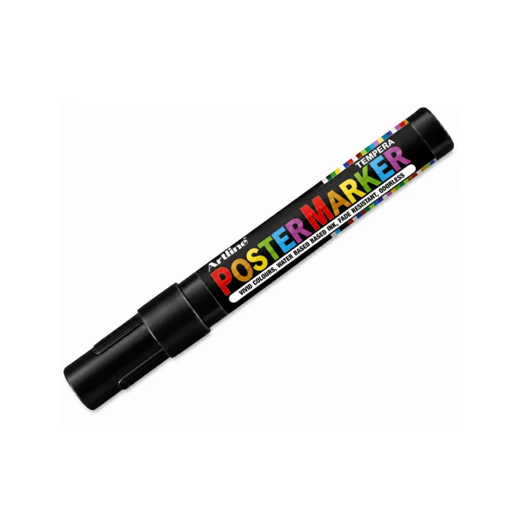 MARCADOR POSTER MARKER 4MM NEGRO