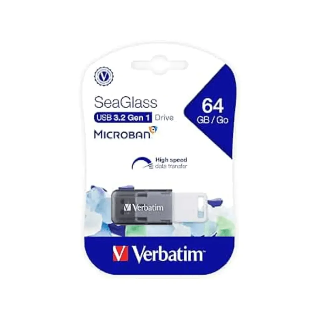 FLASH MEMORY VERBATIM 64GB 71270 SEAGLASS USB COLOR GRIS